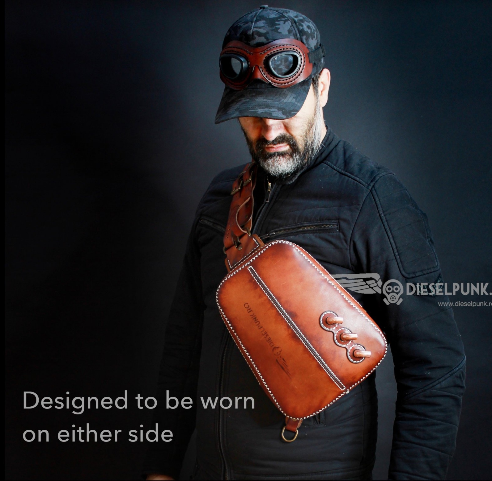 Выкройка кожаная сумка Sling под документы